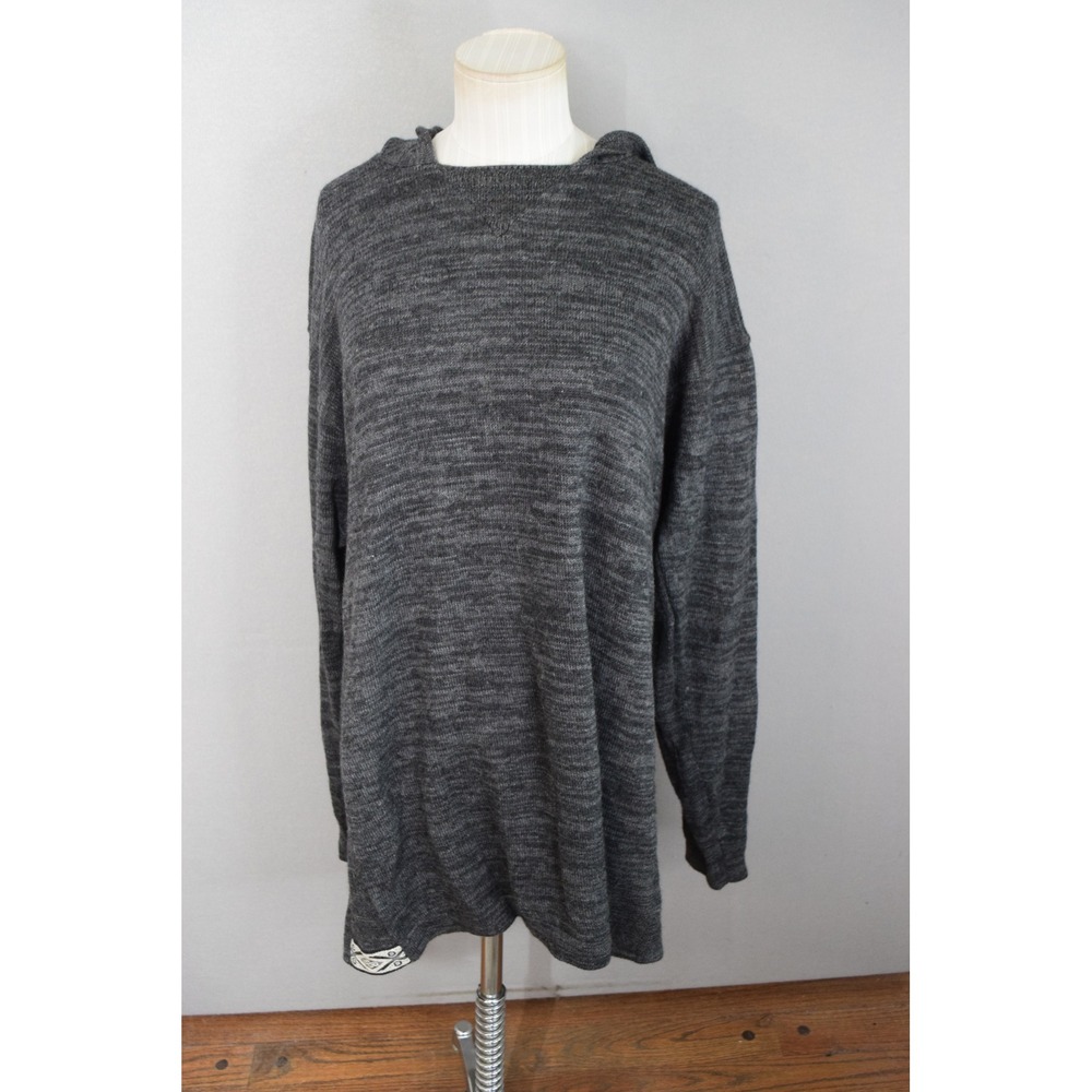 Paka The Hoodie XXL Gray Royal Alpaca Knit Sweater Pullover Mens Sustainable